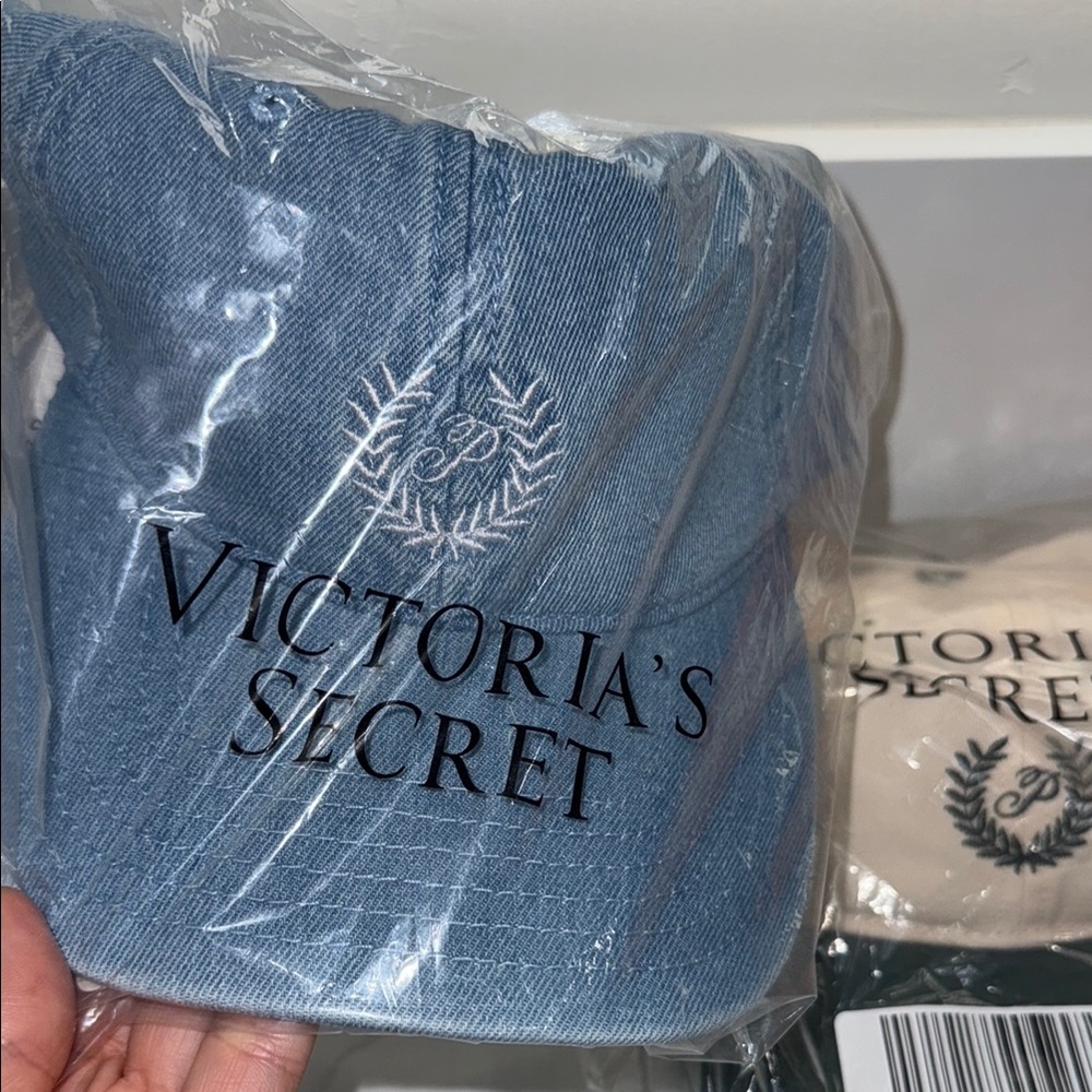 Victoria's Secret Blue Denim Cap